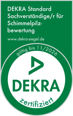 Dekra Siegel Schimmelpilzbewertung